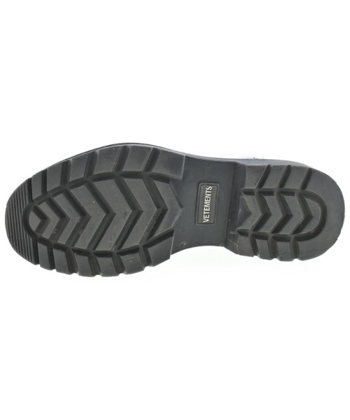 VETEMENTS（ヴェトモン）ブーツ 黒 サイズ:43(28cm位) メンズ/2200681969070