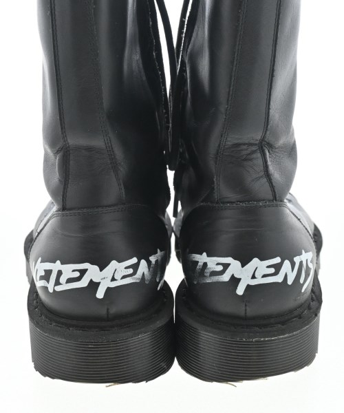 VETEMENTS（ヴェトモン）ブーツ 黒 サイズ:43(28cm位) メンズ/2200681969070
