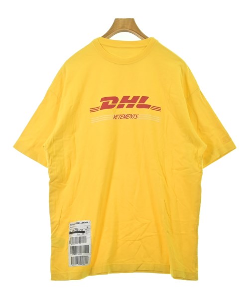 VETEMENTS（ヴェトモン）Tシャツ・カットソー 黄 サイズ:S レディース/2200688357047