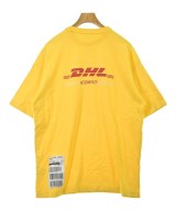 VETEMENTS（ヴェトモン）Tシャツ・カットソー 黄 サイズ:S レディース/2200688357047