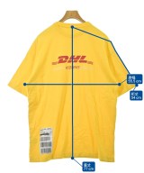 VETEMENTS（ヴェトモン）Tシャツ・カットソー 黄 サイズ:S レディース/2200688357047