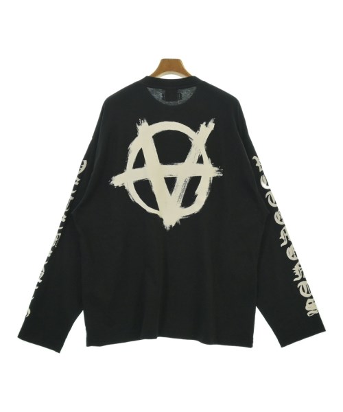 VETEMENTS（ヴェトモン）Tシャツ・カットソー 黒 サイズ:XS メンズ/2200696230011