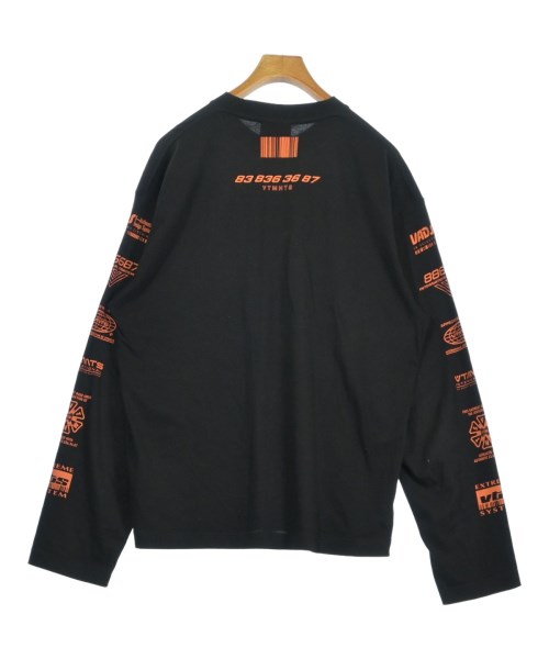 VTMNTS（ブイティーエムエヌティーエス）Tシャツ・カットソー 黒 サイズ:S メンズ/2200698378124