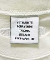 VETEMENTS（ヴェトモン）Tシャツ・カットソー 白 サイズ:S レディース/2200655533016
