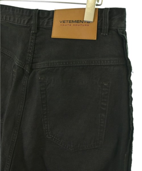VETEMENTS（ヴェトモン）デニムパンツ 黒 サイズ:29(S位) メンズ/2200656072019