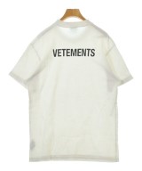 VETEMENTS（ヴェトモン）Tシャツ・カットソー 白 サイズ:L レディース/2200657192211