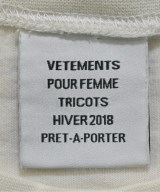 VETEMENTS（ヴェトモン）Tシャツ・カットソー 白 サイズ:L レディース/2200657192211