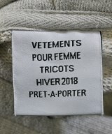 VETEMENTS（ヴェトモン）パーカー グレー サイズ:S レディース/2200657454012