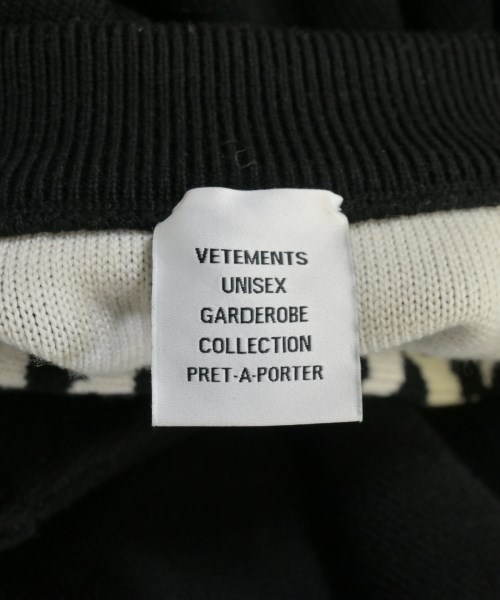 VETEMENTS（ヴェトモン）ニット・セーター 黒 サイズ:S メンズ/2200660835037