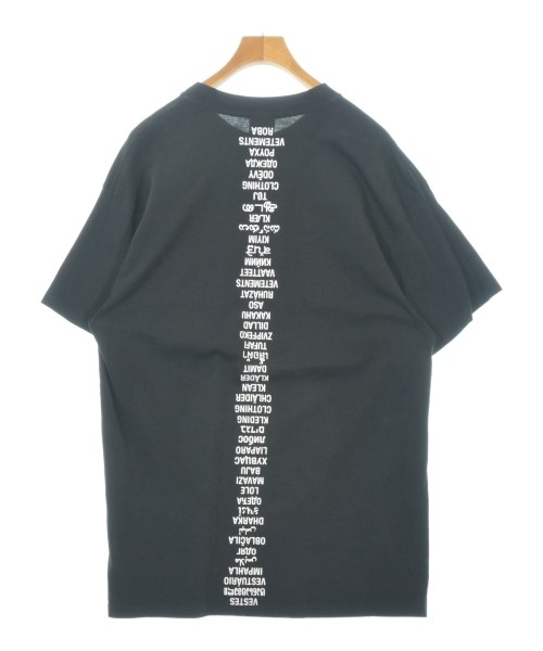VETEMENTS（ヴェトモン）Tシャツ・カットソー 黒 サイズ:XS メンズ/2200711051034
