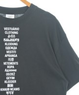 VETEMENTS（ヴェトモン）Tシャツ・カットソー 黒 サイズ:XS メンズ/2200711051034
