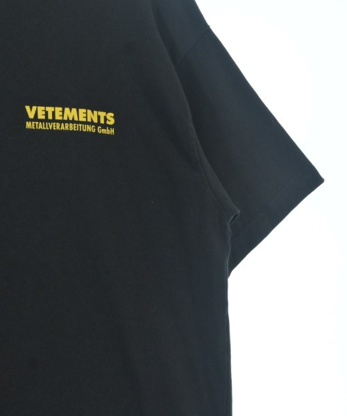 VETEMENTS（ヴェトモン）Tシャツ・カットソー 黒 サイズ:S レディース/2200711051041