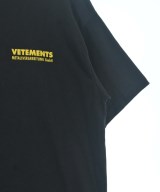 VETEMENTS（ヴェトモン）Tシャツ・カットソー 黒 サイズ:S レディース/2200711051041
