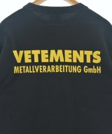 VETEMENTS（ヴェトモン）Tシャツ・カットソー 黒 サイズ:S レディース/2200711051041