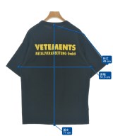 VETEMENTS（ヴェトモン）Tシャツ・カットソー 黒 サイズ:S レディース/2200711051041