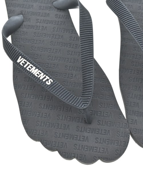 VETEMENTS（ヴェトモン）サンダル 黒 サイズ:EU40(26.5cm位) レディース/2200712637022