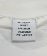 VETEMENTS（ヴェトモン）Tシャツ・カットソー 白 サイズ:S メンズ/2200713551075