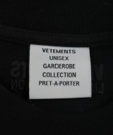VETEMENTS（ヴェトモン）Tシャツ・カットソー 黒 サイズ:XS メンズ/2200714207025
