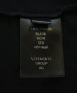 VETEMENTS（ヴェトモン）Tシャツ・カットソー 黒 サイズ:XS メンズ/2200714207025