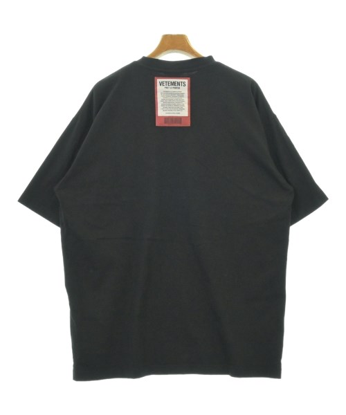 VETEMENTS（ヴェトモン）Tシャツ・カットソー 黒 サイズ:L メンズ/2200714898056