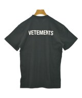 VETEMENTS（ヴェトモン）Tシャツ・カットソー 黒 サイズ:XS レディース/2200646622170