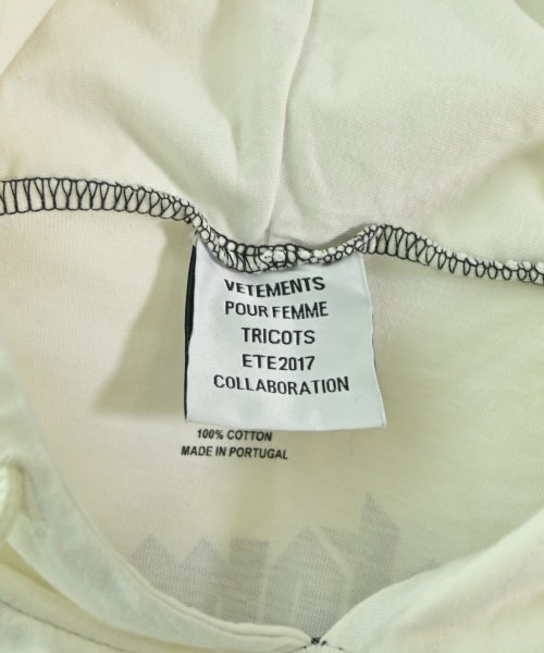 VETEMENTS（ヴェトモン）パーカー 白 サイズ:M レディース/2200646958118