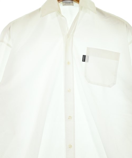 VETEMENTS（ヴェトモン）カジュアルシャツ 白 サイズ:S メンズ/2200648075035