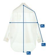 VETEMENTS（ヴェトモン）カジュアルシャツ 白 サイズ:S メンズ/2200648075035