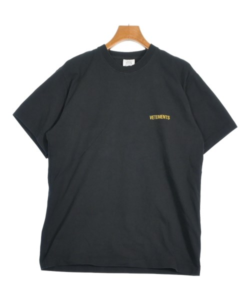 VETEMENTS(ヴェトモン)Tシャツ・カットソー 黒 サイズ:S/2200650029057