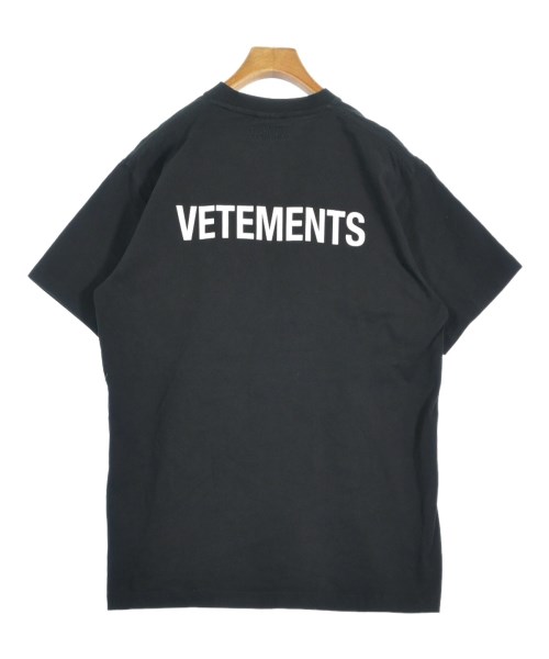 VETEMENTS（ヴェトモン）Tシャツ・カットソー 黒 サイズ:S メンズ/2200650029057