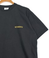 VETEMENTS（ヴェトモン）Tシャツ・カットソー 黒 サイズ:S メンズ/2200650029057