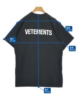 VETEMENTS（ヴェトモン）Tシャツ・カットソー 黒 サイズ:S メンズ/2200650029057