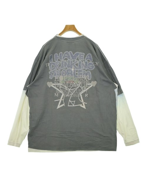 VETEMENTS（ヴェトモン）Tシャツ・カットソー グレー サイズ:XS メンズ/2200647824016