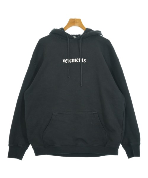 VETEMENTS(ヴェトモン)パーカー 黒 サイズ:L/2200651300032