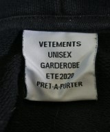 VETEMENTS（ヴェトモン）パーカー 黒 サイズ:L メンズ/2200651300032