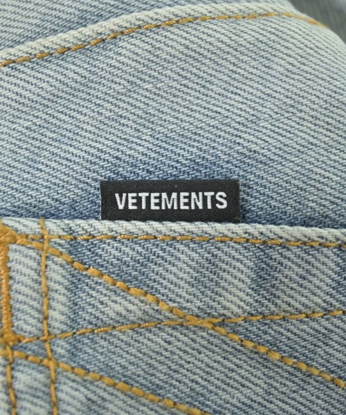 VETEMENTS（ヴェトモン）デニムパンツ 青 サイズ:S メンズ/2200651975025
