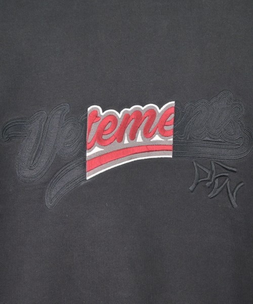 VETEMENTS（ヴェトモン）スウェット 黒 サイズ:XS メンズ/2200653768045