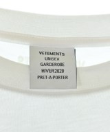 VETEMENTS（ヴェトモン）Tシャツ・カットソー 白 サイズ:U(M位) メンズ/2200702147456