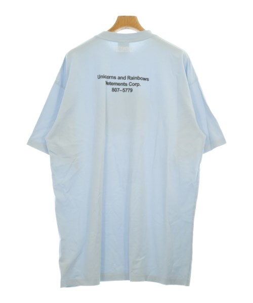 VETEMENTS（ヴェトモン）Tシャツ・カットソー 青 サイズ:XS メンズ/2200702572012