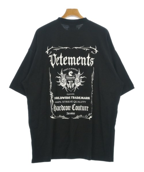 VETEMENTS（ヴェトモン）Tシャツ・カットソー 黒 サイズ:L メンズ/2200702572029