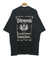 VETEMENTS（ヴェトモン）Tシャツ・カットソー 黒 サイズ:L メンズ/2200702572029