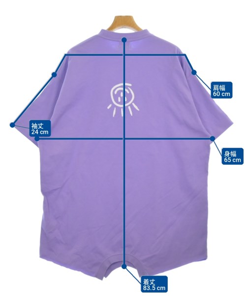 VETEMENTS（ヴェトモン）Tシャツ・カットソー 紫 サイズ:XS メンズ/2200702572043