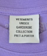 VETEMENTS（ヴェトモン）Tシャツ・カットソー 紫 サイズ:XS メンズ/2200702572043