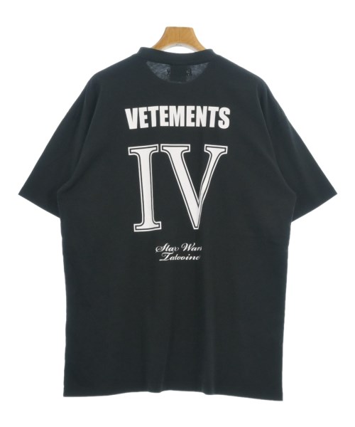 VETEMENTS（ヴェトモン）Tシャツ・カットソー 黒 サイズ:S メンズ/2200702572296