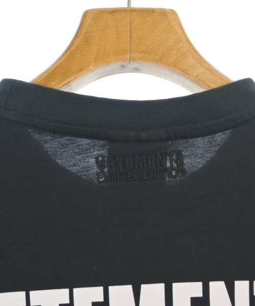 VETEMENTS（ヴェトモン）Tシャツ・カットソー 黒 サイズ:S メンズ/2200702572296