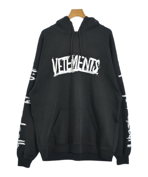 VETEMENTS(ヴェトモン)パーカー 黒 サイズ:S/2200704414020