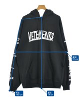 VETEMENTS（ヴェトモン）パーカー 黒 サイズ:S メンズ/2200704414020
