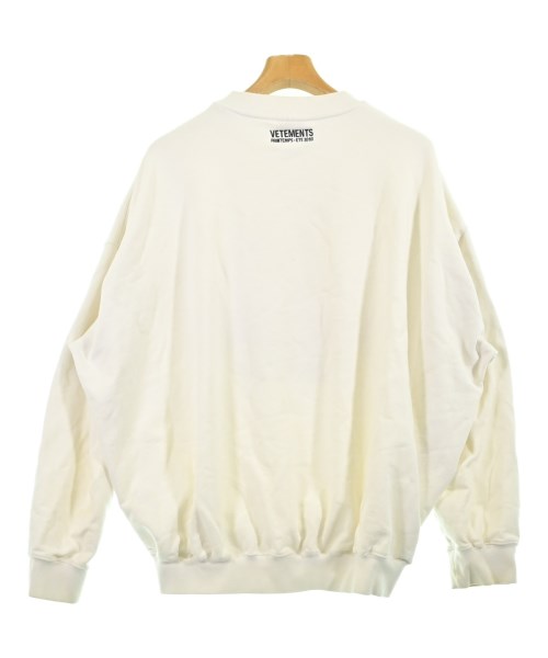 VETEMENTS（ヴェトモン）スウェット 白 サイズ:S メンズ/2200704632103