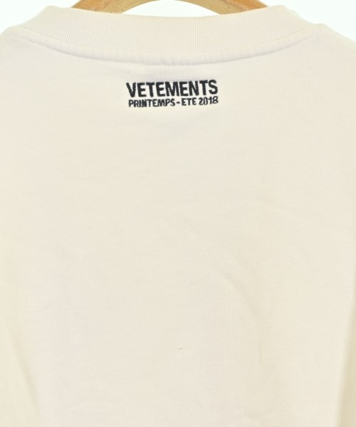 VETEMENTS（ヴェトモン）スウェット 白 サイズ:S メンズ/2200704632103