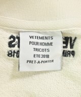 VETEMENTS（ヴェトモン）スウェット 白 サイズ:S メンズ/2200704632103